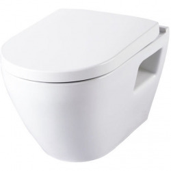 Alca Toilet set Self-supporting frame+Serel SM10 bowl+Soft close seat + White flush plate (AlcaSM10-M270)