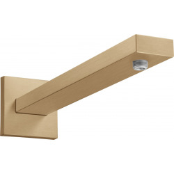 Hansgrohe Shower arm Square M 1/2"  39 cm, Brushed bronze (27694140)