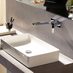 Hansgrohe Metropol Single lever basin mixer with lever handle for concealed installation with spout 225 mm, chrome (32526000)