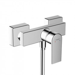 Hansgrohe Vernis Shape Shower mixer set + Hand shower XXL 105mm 3 jets + hose 125cm, wall holder (71650000-Pulsify)