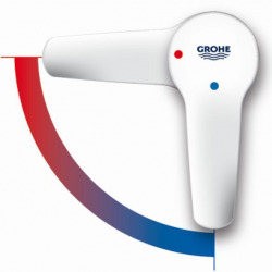 Grohe Eurosmart Single-lever basin mixer 1/2" M-Size, Chrome (2339310E)