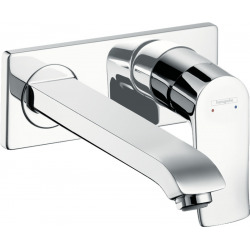 Hansgrohe Metris Single lever basin mixer for concealed installation with long spout 22.5 cm, Chrome (31086000)