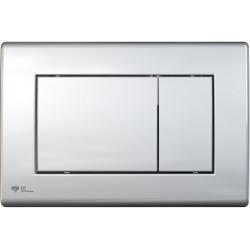 Swiss Aqua Technologies Plastic flush plate, Glossy chrome (SATAT21)