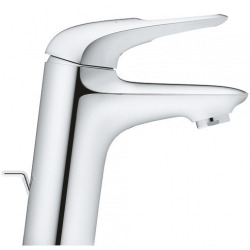 Grohe Eurostyle Single lever basin mixer 1/2" S-Size with automatic emptying, Chrome (23564003)