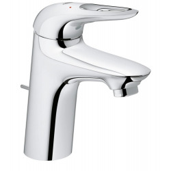 Grohe Eurostyle Single lever basin mixer 1/2" S-Size with automatic emptying, Chrome (23564003)