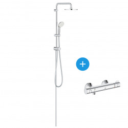 Grohe Grohtherm 800 Tempesta System 200 shower set with thermostatic mixer and column (34558XXX)