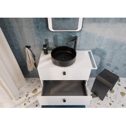 Swiss Aqua Technologies Bath/Shower Accessible Seat, Black (SATSTOLPLASTC)