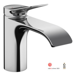 Hansgrohe Vivenis Single lever basin mixer 80 without waste set, chrome (75012000)