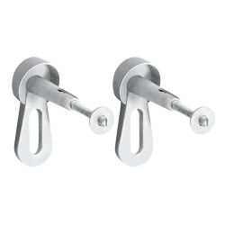 Grohe Toilet set Infinitio Design Support frame + Rimless WC + Softclose seat + Chrome plate (RapidSL-SquareInfinitio-1)