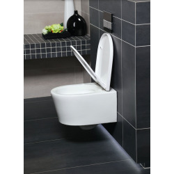 Villeroy & Boch Toilet set Frame + Swiss Aqua Technologies Rimless toilet + White plate + Sound Insulation set (ViConnectSAT2SET)