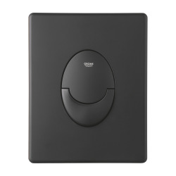 Start Dual Flush Plate, Matt Black (38964KF0)