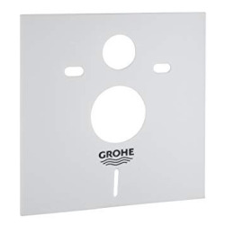 Grohe Toilet set Rapid SL support frame + Skate Cosmopolitan chrome flush plate + Euro Ceramic bowl + softclose seat (euroceramicset1)