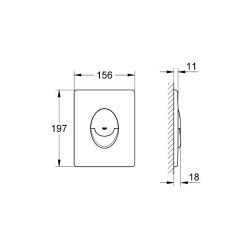 Grohe Toilet Set Rapid SL Support frame + Skate Cosmopolitan alpine white flush plate + Fixings + Insulation set (38528001-4)