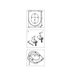 Grohe Toilet Set Rapid SL Support frame + V&B Architectura rimless bowl, invisible fixings + Seat+ chrome plate (RAPIDSL-ARCHI3-1)