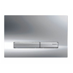 Geberit Sigma 50 flush plate with 2 boutons, chrome (115.788.21.2)