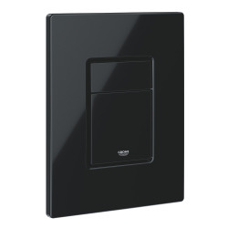 Grohe Even Flush plate for dual flush, long-lasting gloss black (38966KV0)