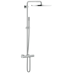 Grohe Rainshower System 400 Thermostatic shower column with XXL overhead shower (27174001)