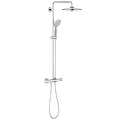 Grohe Euphoria System 260 Shower column with thermostatic mixer with 260mm XXL head and 3 jets (27296002)