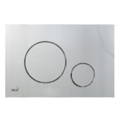 Alca Two touch Matt chrome flush plate (M672)