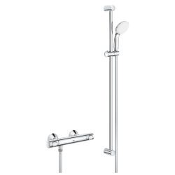 Grohe Grohtherm 500 Shower Set with Thermostatic Shower Mixer 1/2", Chrome (34797000)