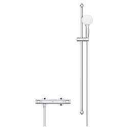 Grohe Grohtherm 500 Shower Set with Thermostatic Shower Mixer 1/2", Chrome (34797000)