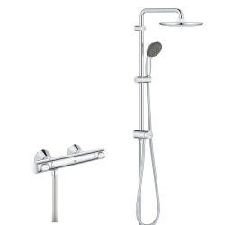 Grohe Vitalio Start System 250 Shower Column + Precision Flow Thermostatic Mixer (34840000-VITALIO1)