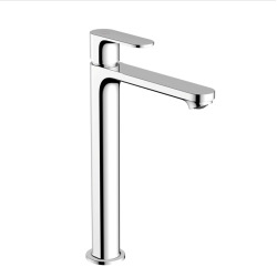 Hansgrohe Rebris S Single lever basin mixer 240 CoolStart for washbowls with pop-up waste set, Chrome (72580000)