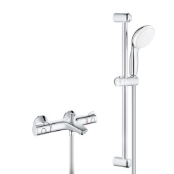 Grohe Set Thermostatic shower / bath mixer + Tempesta 100 Complete Shower set 1 jet (34569000-TEMPESTA4)