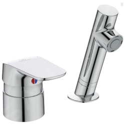 Ideal Standard Ceraflex Single-lever mixer with 2-hole 2-jet hand shower (A5727AA)