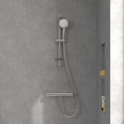 Villeroy & Boch Universal Showers 3-spray shower set, Chrome (TVS10900400061)