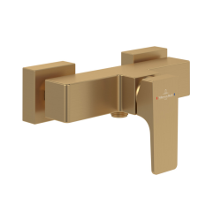 Villeroy & Boch Architectura Square Single lever shower mixer , Brushed gold (TVS12500100076)