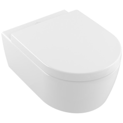 Villeroy & Boch Toilet set Cistern frame + Avento rimless bowl with invisible fixings + Softclose seat + White plate (ViConnectAvento-2)