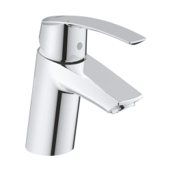 Grohe Start Single lever basin mixer S size with temperature limiter and Push-Open waste, Chrome (23550001)