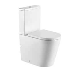 Swiss Aqua Technologies Brevis rimless close coupled toilet + softclose seat (SATBRE031RREXVPSN)