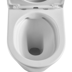 Swiss Aqua Technologies Brevis rimless close coupled toilet + softclose seat (SATBRE031RREXVPSN)