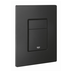 Toilet Pack SAT Rimless Wall-Hung Toilet + Rapid SL Frame & Brackets + Grohe Matt Black Flush Plate (RapidSLInfinitio-82-KF0)