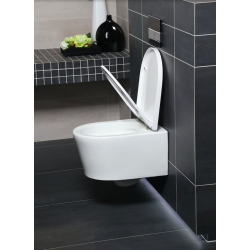 Toilet Set Grohe Rapid SL Frame + SAT Rimless Toilet + Grohe Gold Mirror Effect Flush Plate (RapidSLSAT-bgold)