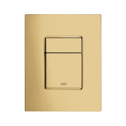 Toilet Pack Grohe 0.82m Low Height Rapid SL Frame + Infinitio Rimless Toilet + Grohe Gold Mirror Effect Flush Plate