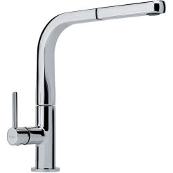 Franke FG 0562.031 Single-Lever Kitchen Mixer Tap with Pull-Out Spray, Chrome (115.0260.562)