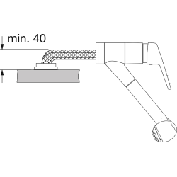 Franke Cascada 160 Single-Lever Kitchen Mixer Tap with Pull-Out Spray, Chrome (115.0014.879)