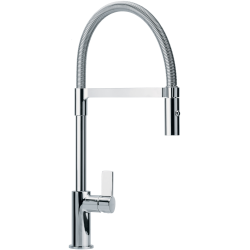 Franke Jersey Single-Lever Kitchen Mixer Tap with Movable Spout, Chrome (115.0265.997)