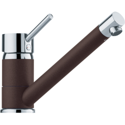 Franke FG 7477.070 Single-Lever Kitchen Mixer Tap, Chrome/Chocolate (115.0297.484)