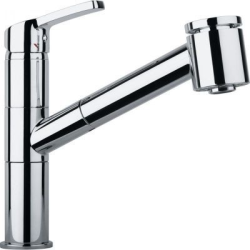 Franke Rinsos Single-Lever Kitchen Mixer Tap with Pull-Out Spray (115.0278.244)