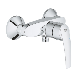 Grohe Shower Set Single-Lever Shower Mixer with Temperature Limiter + Tempesta 100 2-Spray Hand Shower + Holder (32279001-Tempesta3)