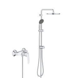 Grohe Shower Set Single-Lever Shower Mixer with Temperature Limiter + Vitalio Start Shower Column with Diverter (32279001-Vitalio1)