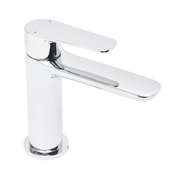 Swiss Aqua Technologies Mood Single-Lever Basin Mixer, without pop-up waste, G3/8, Chrome (SATBSMOOD271)