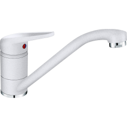 Franke Novara Plus Single-Lever Kitchen Mixer Tap with fixed spout, Polar White (115.0470.658).