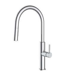 Swiss Aqua Technologies Kitchen Mixer Tap with 2-Spray Pull-Out Spray, Chrome (SATBSD286)