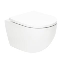 Swiss Aqua Technologies SAT Tornado rimless toilet with SoftClose seat and concealed fixings, white (SATFUS010RTORP)