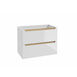 Naturel Additional bathroom cabinet Naturel Stilla 80x60x45 cm white (STILLAB08002)